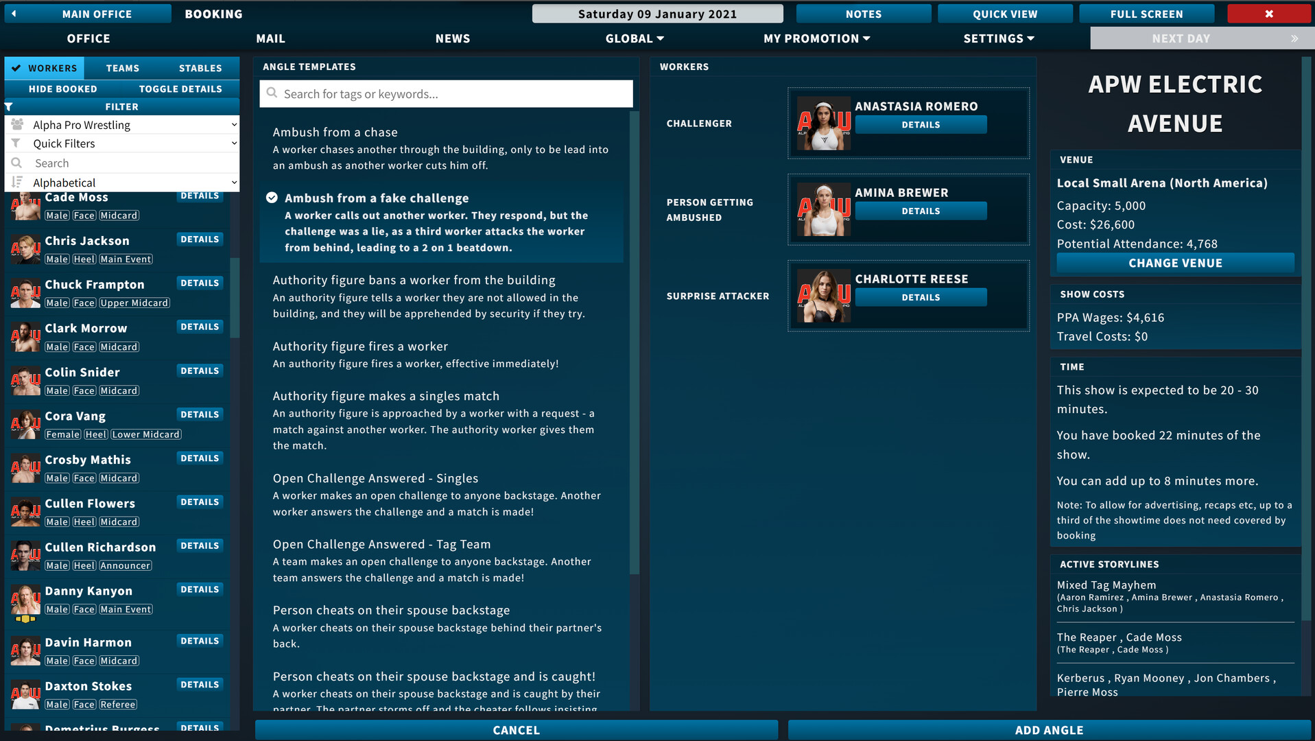 Pro Wrestling Sim screenshot 8