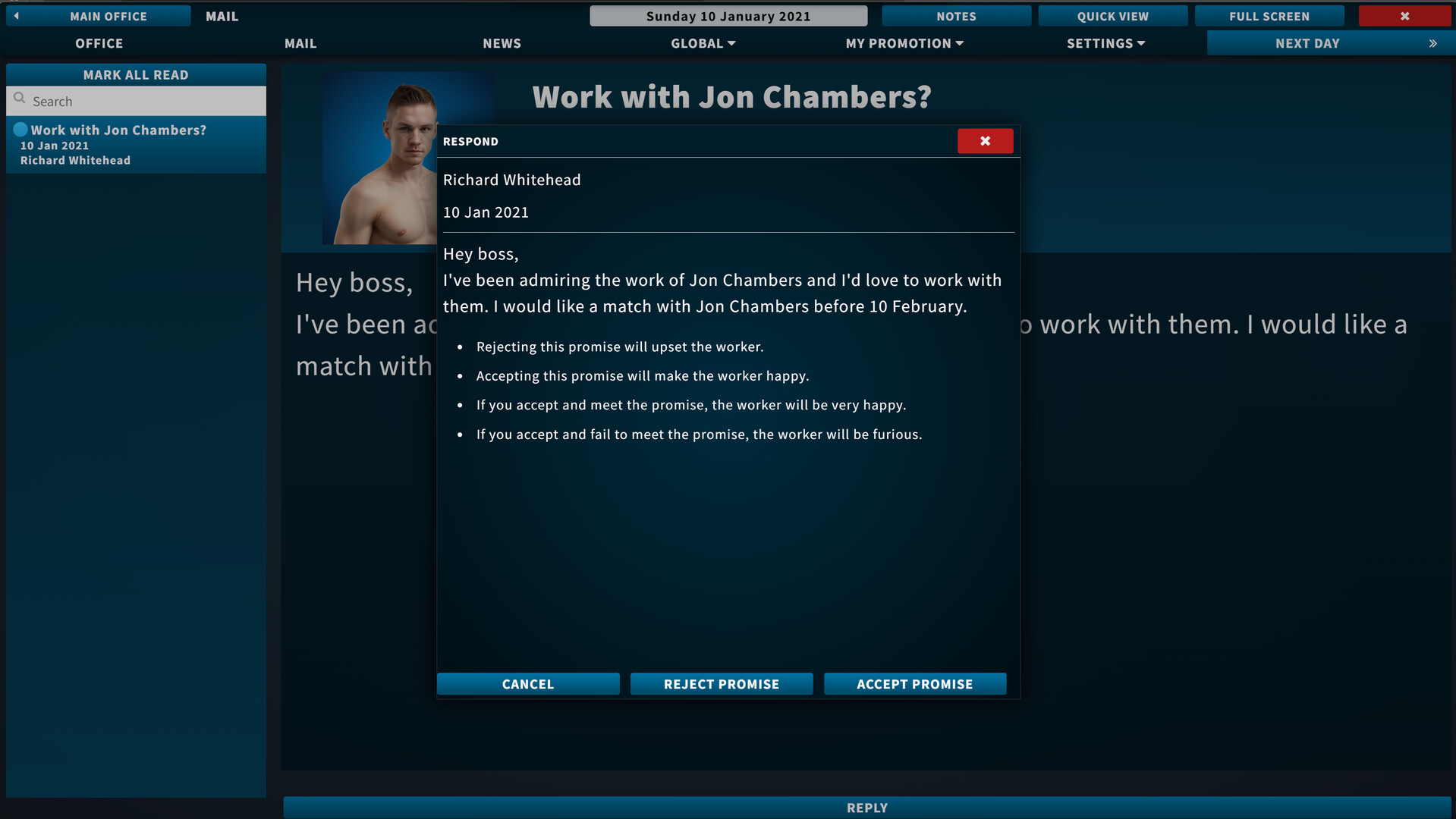 Pro Wrestling Sim screenshot