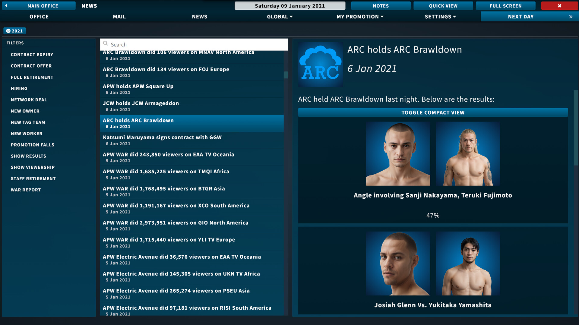Pro Wrestling Sim screenshot 7