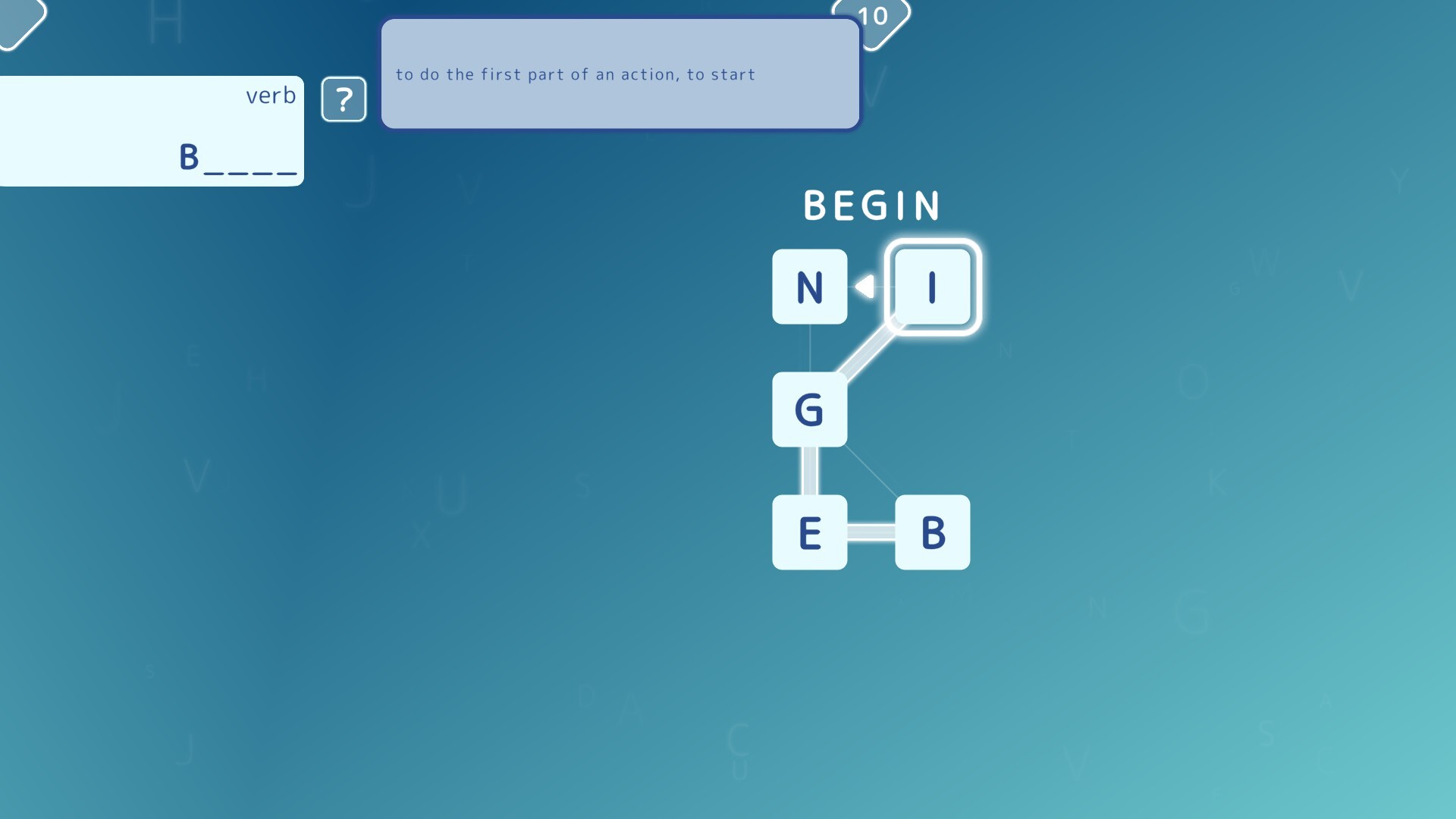Mini Words - minimalist puzzle