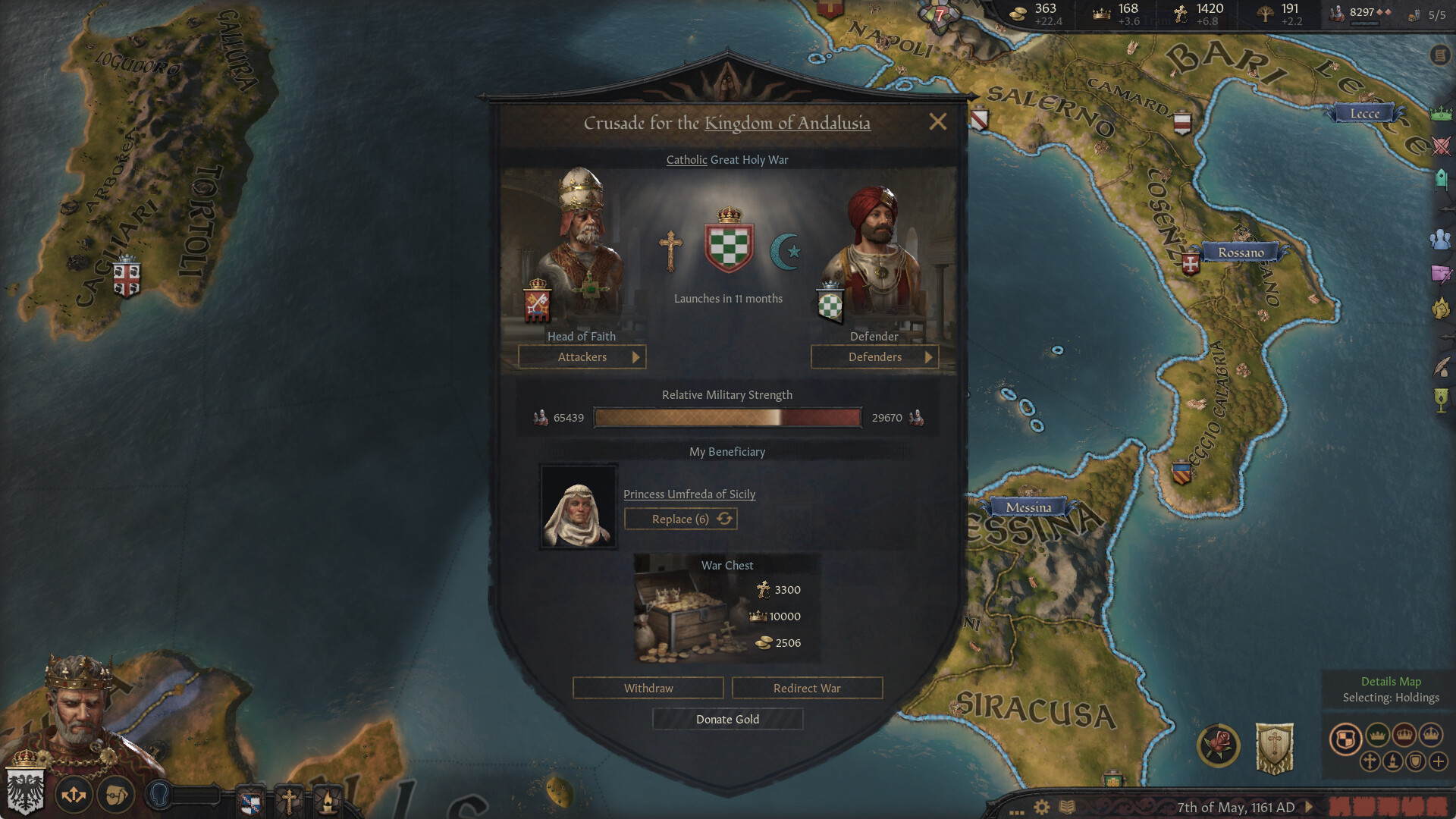 Crusader Kings III в Steam