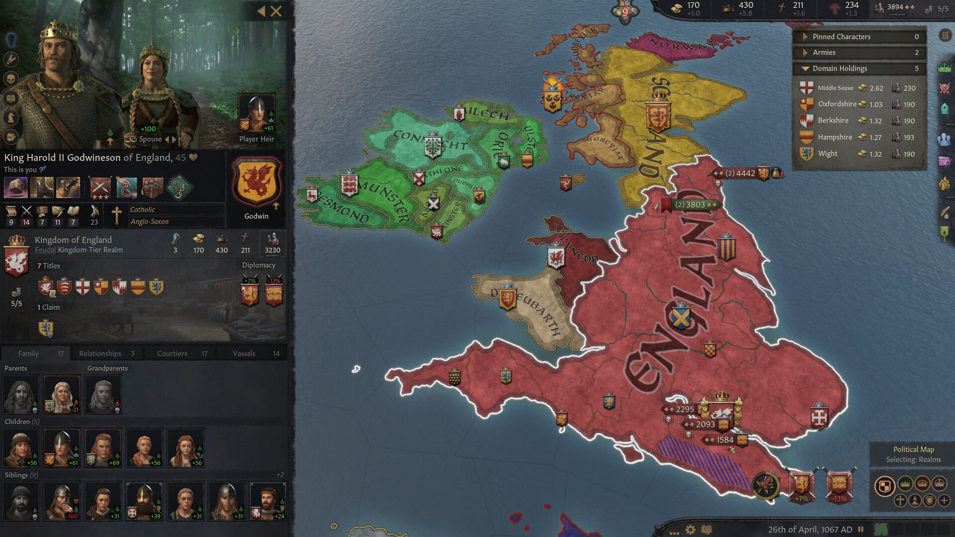 screenshot of Crusader Kings III 14