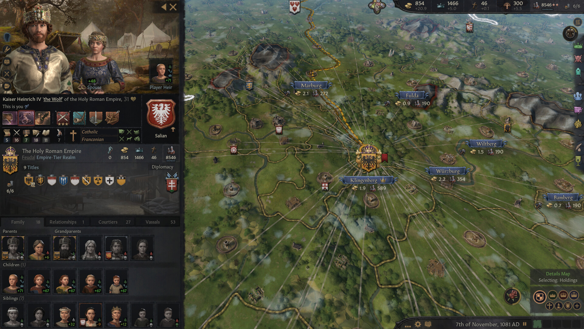 Crusader Kings III Royal Edition gameplay screenshot 4
