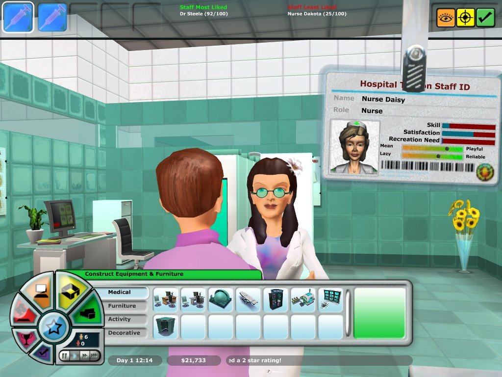 screenshot of Hospital Tycoon 13