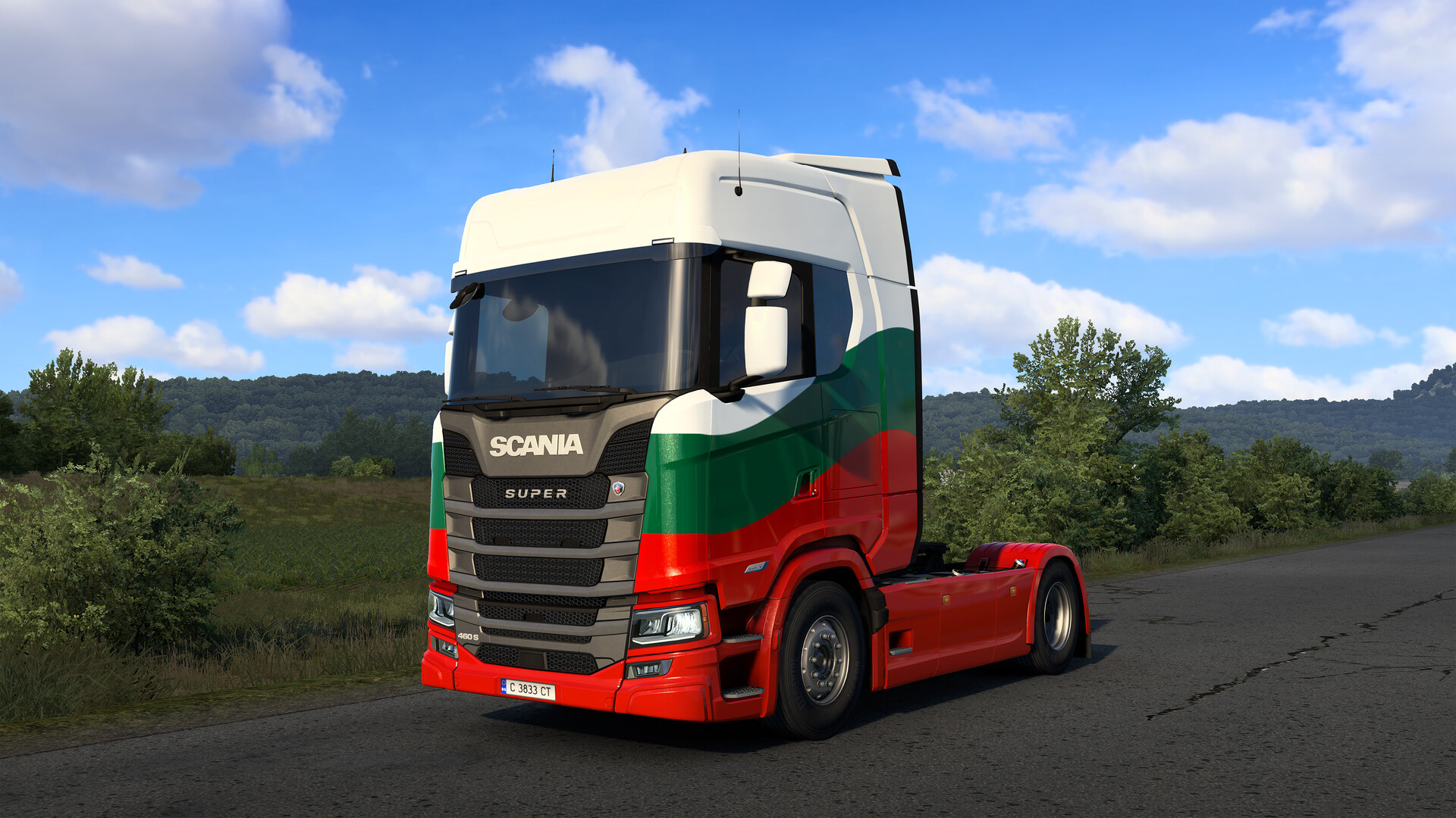 Скриншот Euro Truck Simulator 2 - Bulgarian Paint Jobs  Pack — кадр 1