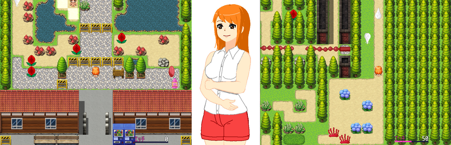 Pixel Art Hentai Trap Hot Spring