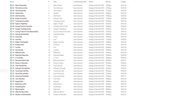 Vestige of the Past - Soundtrack screenshot 3