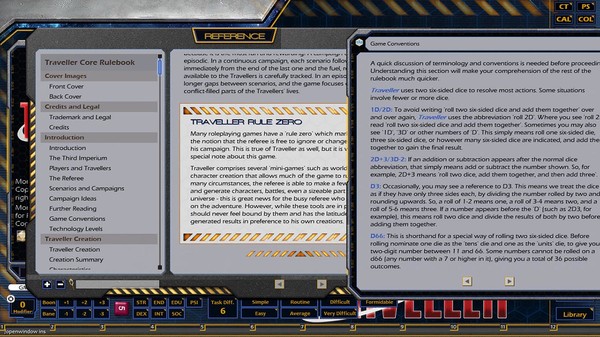 Screenshot z Fantasy Grounds - Mongoose Traveller 2E ruleset (MGT2) Screenshot z Fantasy Grounds - Mongoose Traveller 2E ruleset (MGT2)