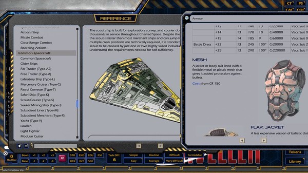 Fantasy Grounds - Mongoose Traveller 2E ruleset (MGT2)