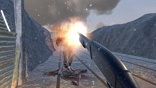 World War 2 Winter Gun Range VR Simulator