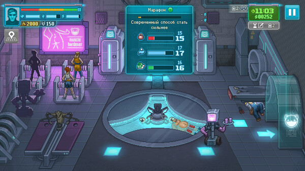 Screenshot z Punch Club 2: Fast Forward