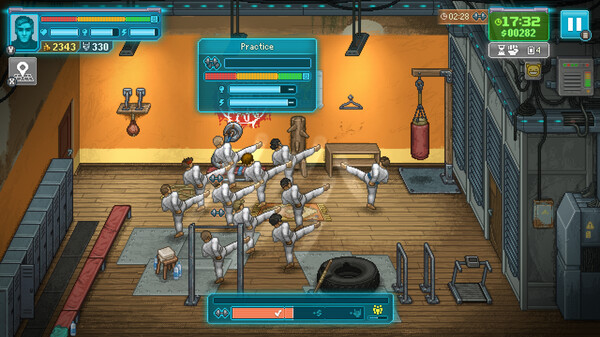Screenshot 3 of Punch Club 2: Fast Forward - more gameplay footage