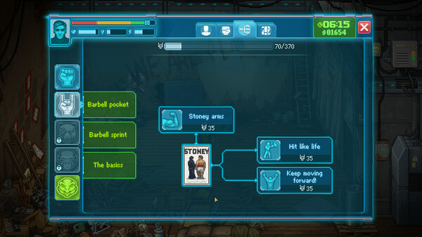 Screenshot 4 of Punch Club 2: Fast Forward - final gameplay screenshot