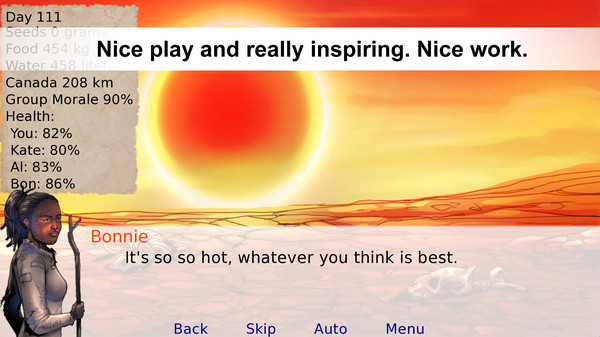 Screenshot z The Climate Trail