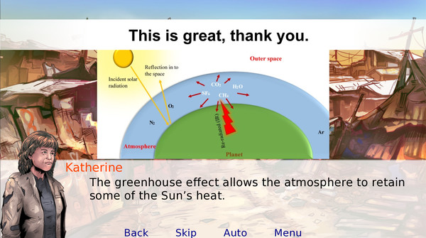Screenshot z The Climate Trail