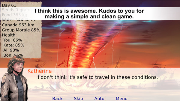 Screenshot z The Climate Trail