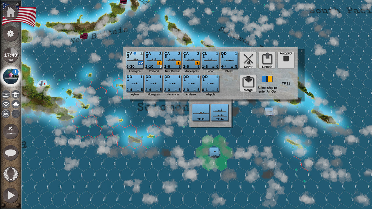 Carrier Battles 4 Guadalcanal - Pacific War Naval Warfare screenshot #4