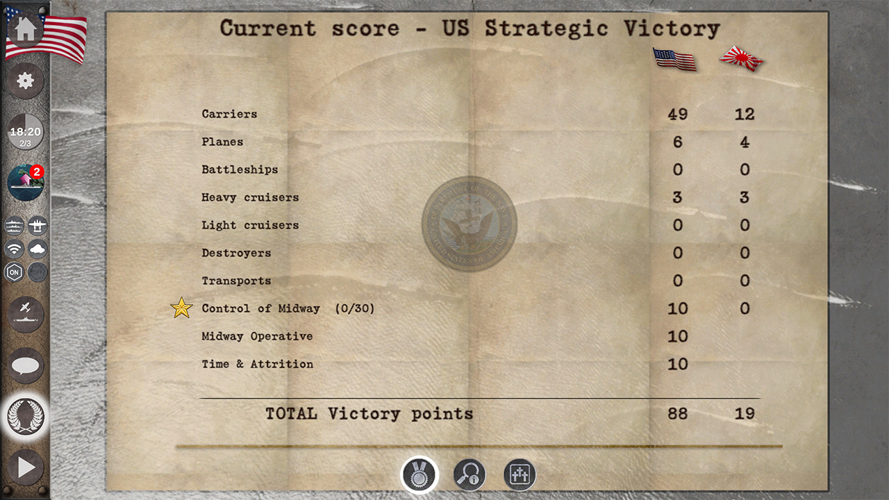 Carrier Battles 4 Guadalcanal - Pacific War Naval Warfare screenshot #14