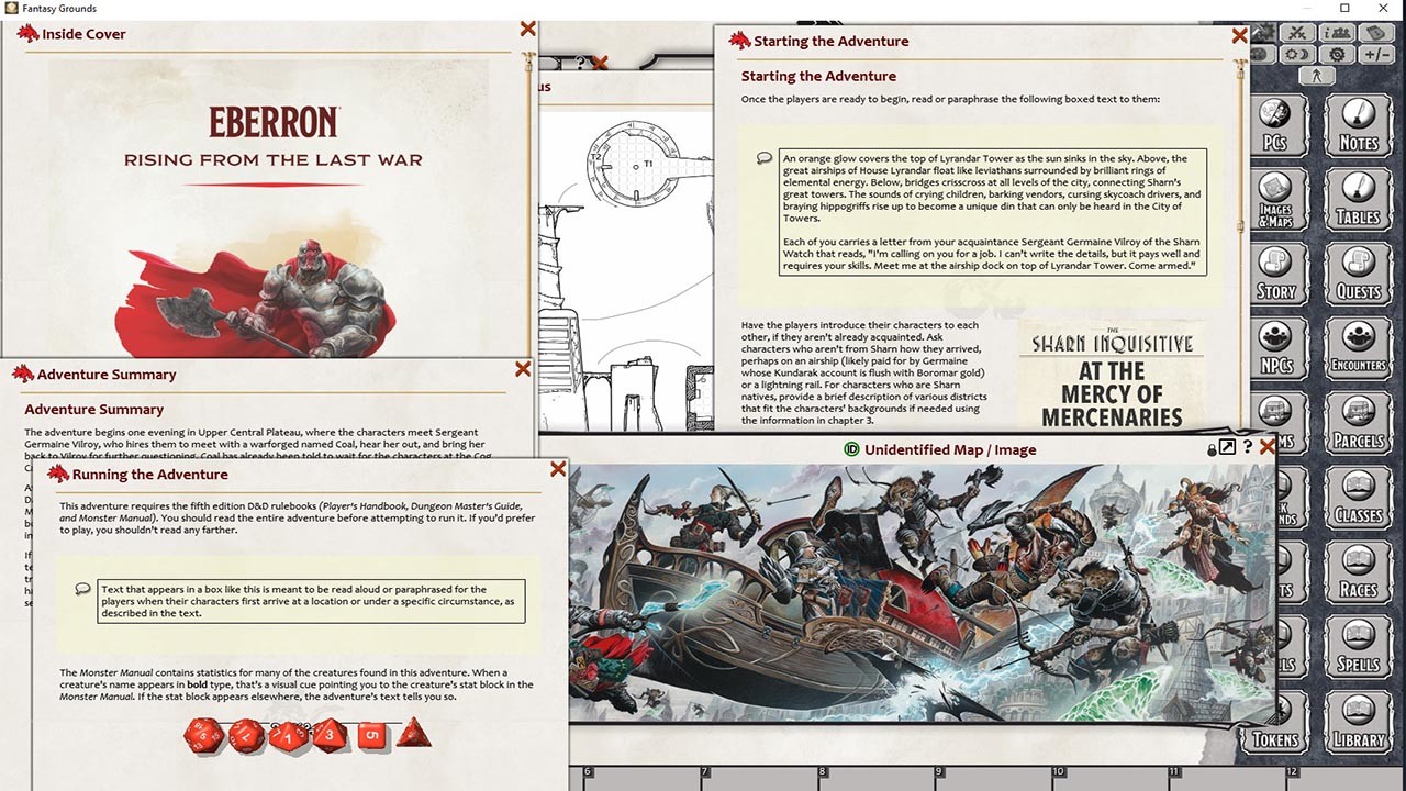 Fantasy Grounds - D&D Eberron: Rising From The Last War Featured Screenshot #1
