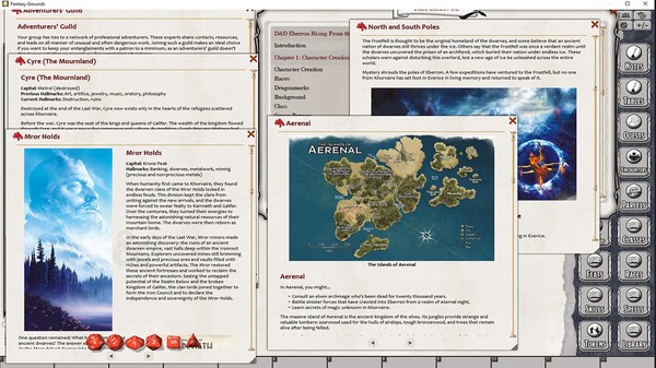 Screenshot z Fantasy Grounds - D&D Eberron: Rising From The Last War