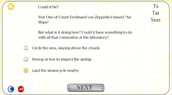Screenshot z Victoriana - Steampunk Text Adventure