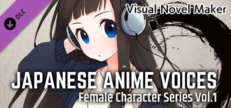 Visual Novel Maker - Japanese Anime Voices：Female Character Series Vol.1