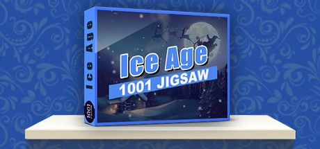 1001 Jigsaw. Ice Age banner