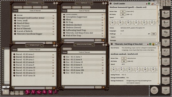 Fantasy Grounds - Tomb of Tiberesh (5E)