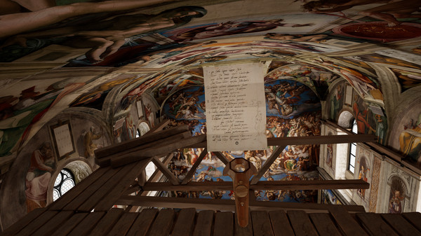 Screenshot z IL DIVINO - Michelangelo's Sistine Ceiling in VR