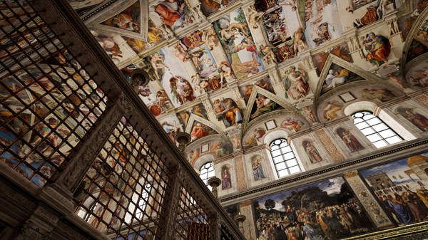 Screenshot z IL DIVINO - Michelangelo's Sistine Ceiling in VR