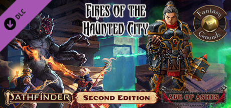 Fantasy Grounds - Pathfinder 2 RPG - Age of Ashes AP 4: Fires of the Haunted City (PFRPG2) Header Image