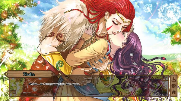 Screenshot z Gods of Love: An Otome Visual Novel