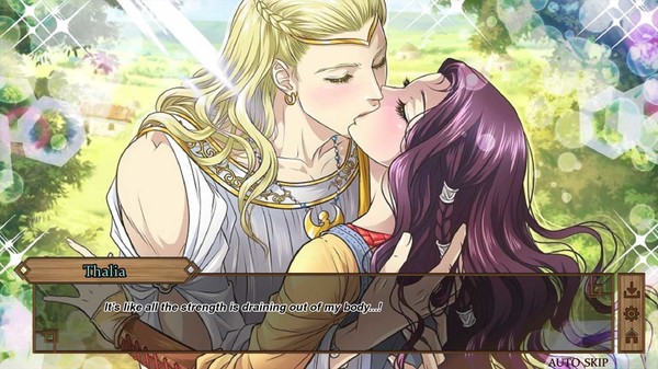Screenshot z Gods of Love: An Otome Visual Novel