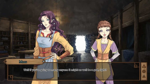 Screenshot z Gods of Love: An Otome Visual Novel