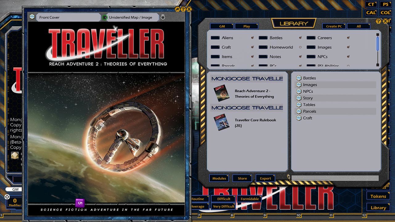 Fantasy Grounds - Reach Adventure 2: Theories of Everything (MGT2) screenshot 2
