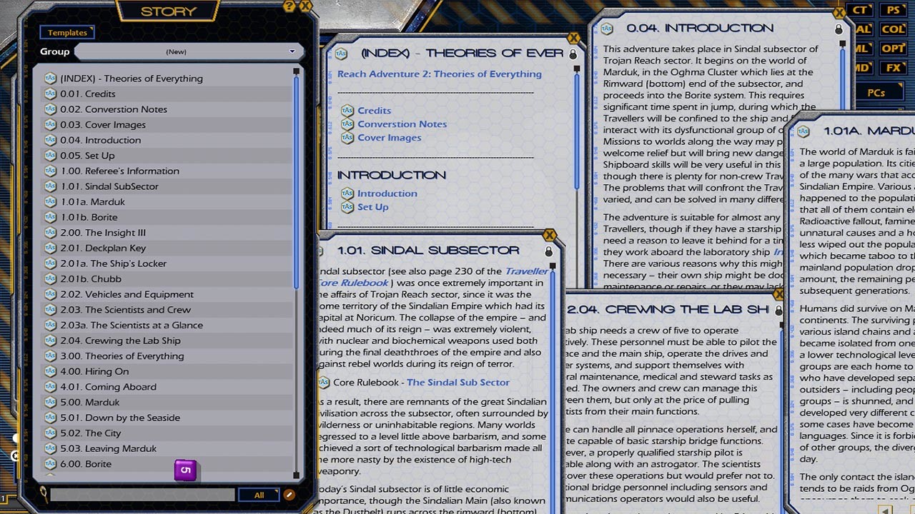 Fantasy Grounds - Reach Adventure 2: Theories of Everything (MGT2) screenshot 4
