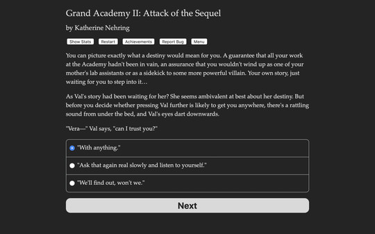 Screenshot z Grand Academy II: Attack of the Sequel Screenshot z Grand Academy II: Attack of the Sequel