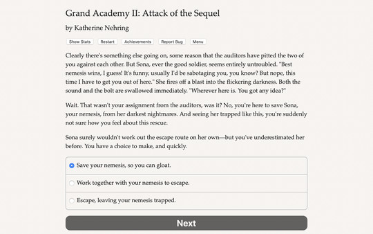 Screenshot z Grand Academy II: Attack of the Sequel Screenshot z Grand Academy II: Attack of the Sequel