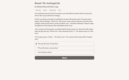 Screenshot z Breach: The Archangel Job Screenshot z Breach: The Archangel Job