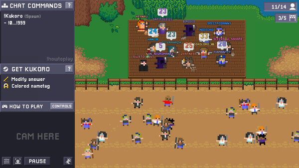 Kukoro: Stream chat games