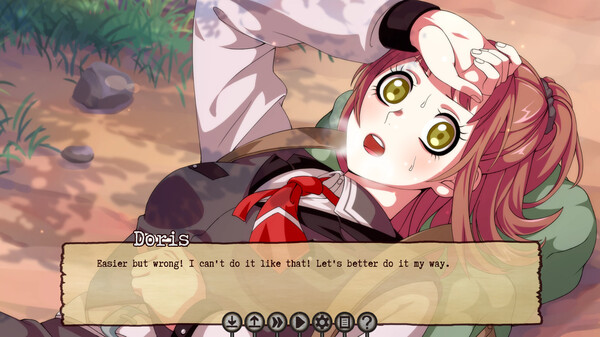 Screenshot of Guilty Parade gameplay showing in-action mechanics