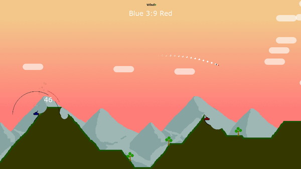 Screenshot of Tank Impact gameplay showing in-action mechanics