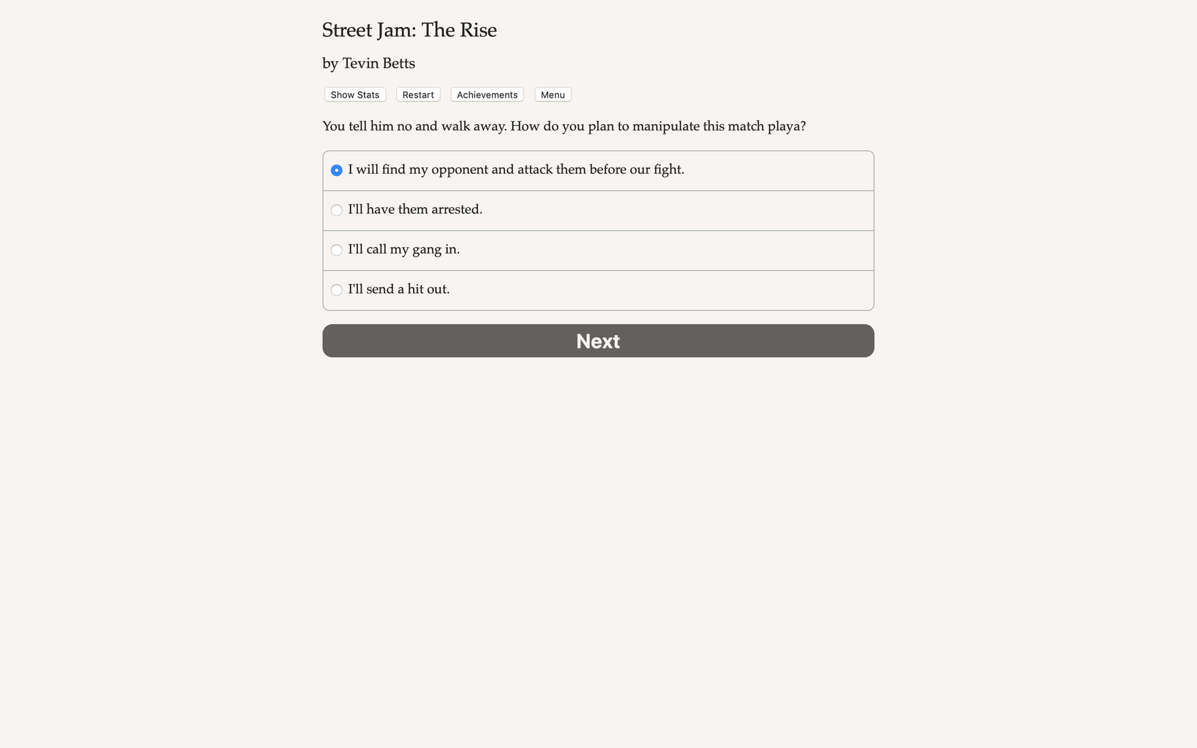 Street Jam: The Rise Demo Featured Screenshot #1