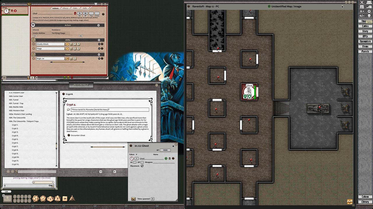 Fantasy Grounds - D&D Classics: I6 Ravenloft (1E) Featured Screenshot #1