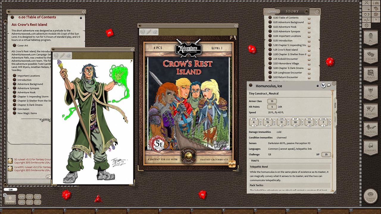 Fantasy Grounds - A00: Crow's Rest Island (5E)
