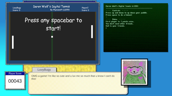 Screenshot z Ransomware Dating Sim