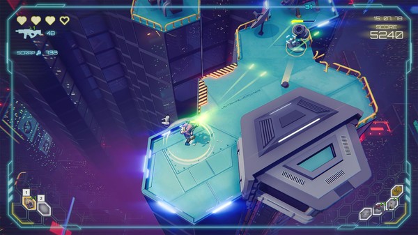 摩天机动队（Danger Scavenger）-赛博朋克风-3D动作闯关-肉鸽游戏-游戏截图
