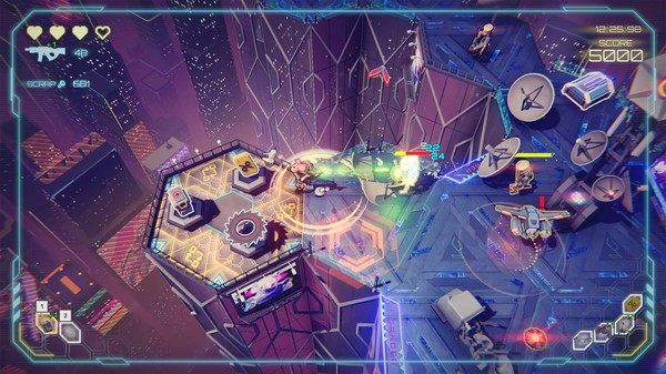 摩天机动队（Danger Scavenger）-赛博朋克风-3D动作闯关-肉鸽游戏-游戏截图