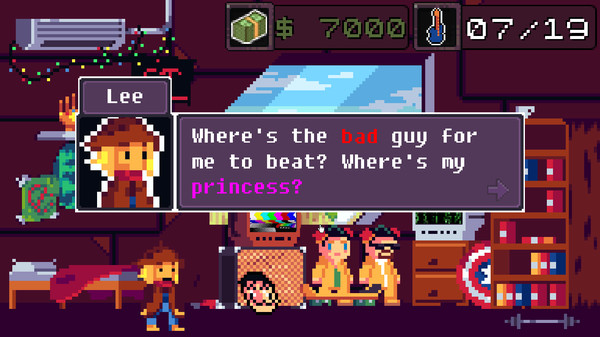 Puzzle Game: Lee inside TV.