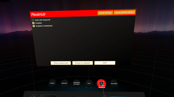 Screenshot z Restrictr Screenshot z Restrictr